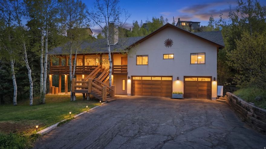 Set on a full acre in the heart of Jeremy Ranch, this private mountain retreat offers a rare blend of seclusion, natural beauty, and convenience. Surrounded by mature trees and frequent wildlife, the setting feels like a peaceful haven in the woods--just minutes from skiing and an easy commute to Salt Lake.   The home is ideally positioned to capture mountain views and the charming ''moose pond,'' best enjoyed from the front wraparound deck. A spacious Trex deck in the back provides an additional private setting for relaxing or entertaining. Inside, a warm, traditional mountain style creates an inviting feel, with comfortable living spaces and thoughtful updates.    The main level includes three bedrooms, featuring an ensuite primary with a steam shower & bubble soaking tub, and two additional bedrooms connected by a Jack-and-Jill bath. The lower level features a fourth bedroom with a secondary living space, which offers flexibility for guests, recreation, or a quiet retreat.   With a new roof, a heated track driveway, and a setting that's increasingly hard to find, this property delivers the best of mountain living with easy access to everything Jeremy Ranch has to offer.