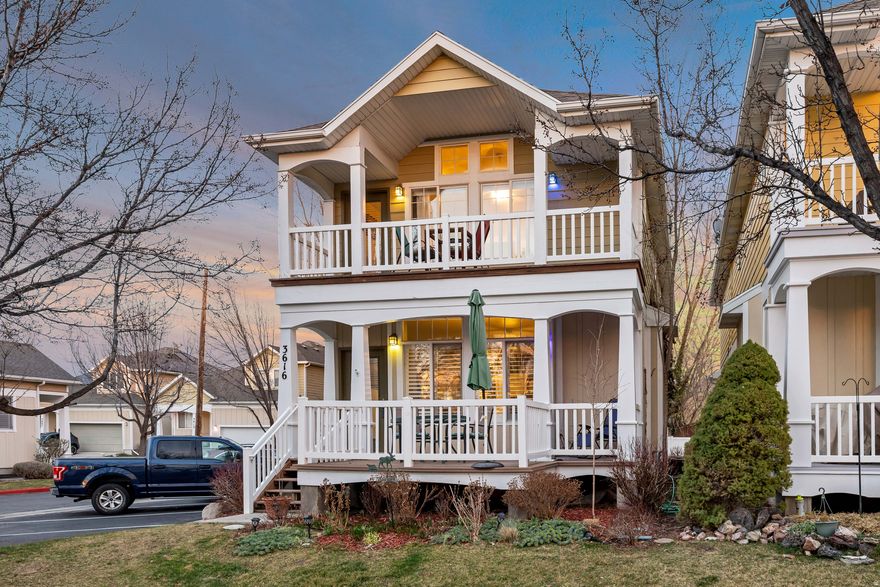 **No Showings Until Open House Saturday March 7th 1-3pm** Welcome home to quiet comfort. Nestled in a peaceful neighborhood, this beautiful Craftsman invites you in with bright, open spaces and high 9-foot ceilings. Whether you're hosting in the granite-clad kitchen or relaxing on your private master balcony, there's a sense of "home" in every corner.  Beyond the aesthetics, enjoy practical luxuries like upstairs laundry and solar panels that make "low electric bills" a permanent reality. Don't miss this rare blend of seclusion and style that is centrally located!