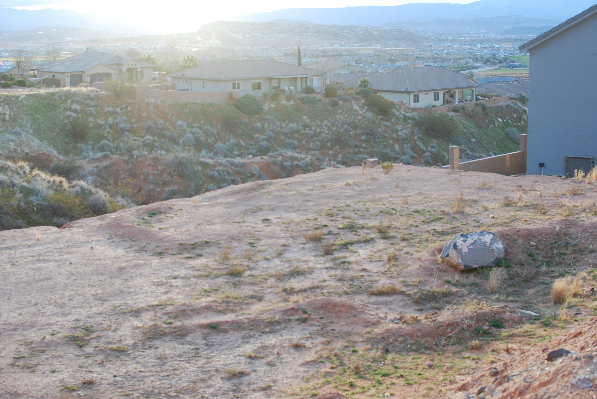 Mountain view featuring nearby suburban area