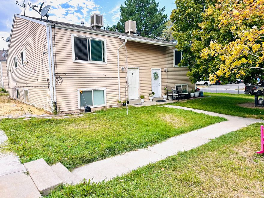 Turnkey Fourplex Opportunity in West Valley!  Adjacent fourplex is also available (MLS # 2107364). This is a fantastic opportunity ($220k/Door) to secure 4 or 8 units in a perfect location next to schools and shopping offering stable cash flow.  Each condo-style unit features 1,000 sqft of living space consisting of 2 bedrooms, 1.5 baths, in unit laundry room, plenty of storage, and both covered and uncovered parking.  Tenants have been in place for a very long time, and current rents are substantially below market rents. All leases are month to month and can be increased. Owner pays for water, sewer and garbage; tenants pay all other utilities. **Please respect the privacy of tenants  DO NOT DISTURB. ** Owner Agent. Seller plans to do a 1031 Exchange at no cost to the buyer.