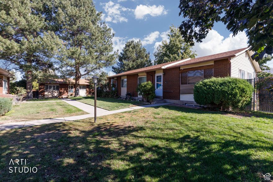 **Stunning Cottonwood Heights Condo with Mountain Views! **  Welcome to your dream home in the heart of Cottonwood Heights! This beautiful 3-bedroom, 2-bath condo offers an inviting blend of comfort, style, and convenience. Step inside and be immediately captivated by the spacious layout, highlighted by a master bedroom featuring a cozy gas fireplace-perfect for those chilly evenings.  The condo boasts a private corner yard where you can relax and unwind while taking in breathtaking mountain views.   Recent updates enhance the allure of this property, including recent paint, AC installation, and ensuring year-round comfort. Plus, with two covered parking spaces and additional carport storage units, you'll have plenty of room for all your outdoor gear and toys.  Location could not be better! Enjoy the ease of walking to nearby schools, parks, the local library, and diverse shopping options, along with convenient access to public transportation.   Don't miss this rare opportunity, schedule a showing while available.   *Agent Owned