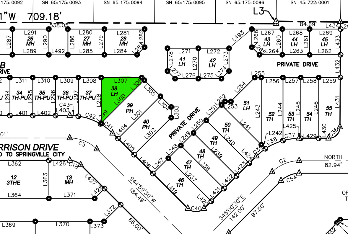 WESTFIELD'S CENTRAL SUBDIVISION - Land