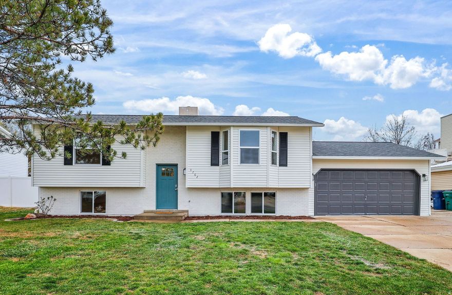 A beautifully updated, move-in-ready 5-bedroom, 2-bath home featuring brand new windows, sliding glass door, and front door as well as new granite countertops, new carpet, a new water heater, and fresh interior paint for modern comfort and peace of mind. Outside, enjoy new sod landscaping, a full sprinkler system, updated exterior curb appeal, a storage shed, mature trees, and the convenience of a 5-minute walk to Emma Russell Park. Located just 10 minutes from Riverdale Road and Hill Air Force Base or 30 minutes to North Salt Lake, this home combines comfort, convenience, and great curb appeal!