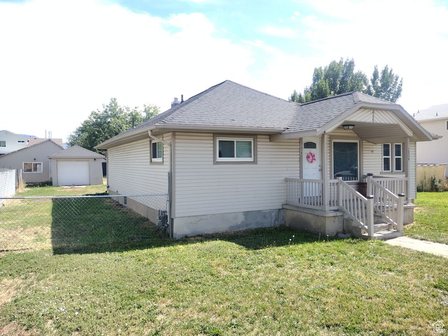Well kept ranch style home on a huge lot. Secluded back yard with two detached garages. Large master bedroom with a spacious floorplan. Conveniently located close to shopping, grocery, schools and restaurants. New furnace and A/C installed last year. Square footage figures are provided as a courtesy estimate only and were obtained from county records .  Buyer is advised to obtain an independent measurement.