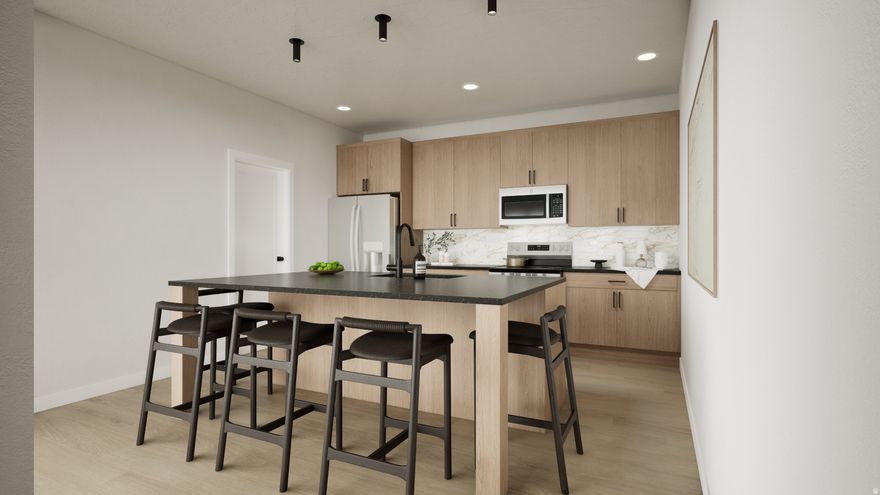 Grand opening this Saturday April 18th! Introducing theHAZEL! Cole West's newest townhome community in the heart of Roy. theHAZEL offers modern 3-bedroom residences with thoughtfully designed layouts, curated finishes, and attached 2-car garages. These homes are fully move-in ready, complete with included appliances-washer and dryer, refrigerator, and more. Located adjacent to the FrontRunner station, this community delivers seamless access to commuting while placing you near local dining, shopping, and everyday conveniences. Experience refined, low-maintenance living in a community designed for both style and function. Welcome home to theHAZEL. Ask about our lender incentives! Grand opening this Saturday April 18th.