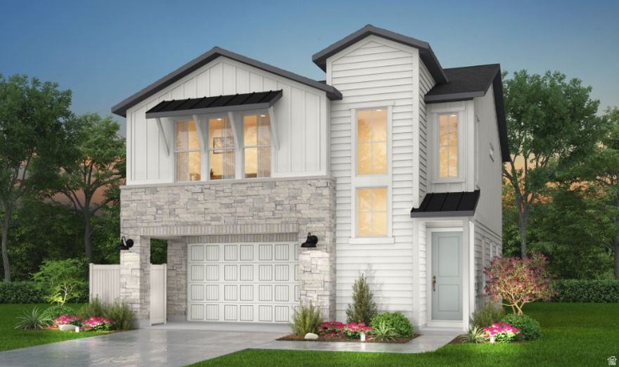 Brand new Kirkwood Farmhouse that showcases all the amenities! The interior features a blend of laminate hardwood, vinyl tile, and carpet flooring for both style and comfort. Enjoy modern upgrades including can lighting, a Christmas light package, tankless water heater, and energy-efficient options. The kitchen highlights white laminate cabinets, quartz countertops, and stainless steel gas appliances. Elegant details like metal stair railings, large Craftsman base and casing, and a luxurious owner's bathroom with quartz shower surrounds and black matte hardware complete this stunning home! Comes fully landscaped that is maintained by the HOA.