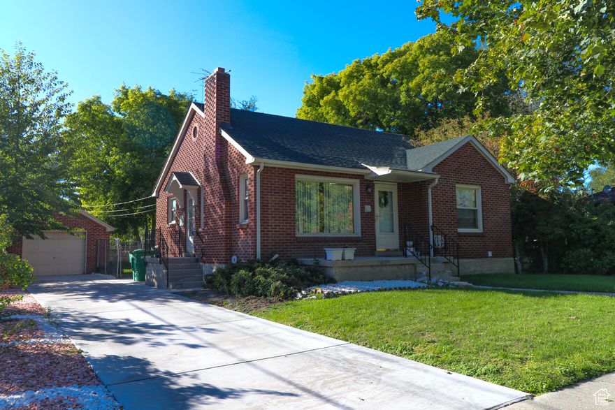 Want a Charming home in the heart of Provo? How about a second living space with an fully updated kitchen and flooring  in the basement? This beautifully maintained property blends classic character with modern updates.  Inside, you'll find a spacious living area with plenty of natural light, a functional kitchen, updated bathrooms  and comfortable bedrooms. The backyard is oversized and  perfect for relaxing or entertaining, with mature trees and a private feel. A detached one car garage gives you space for you vehicle or some extra storage. Conveniently located near downtown Provo, BYU, shopping, and parks, this home offers both comfort and convenience. Don't miss the chance to own a well-kept home in a desirable neighborhood. The  basement is currently rented out and tenant is willing to stay if desired .