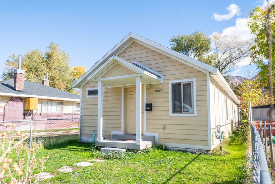 2 car garage, 3 bedrooms, and 2 bathrooms at a great price! This home has easy access to all the amenities of downtown Ogden, and within a reasonable walking distance to all the shops on Washington Blvd, The District, and Historic 25th street. Come check it out.  Square footage figures are provided as a courtesy estimate only and were obtained from county records.  Buyer is advised to obtain an independent measurement.