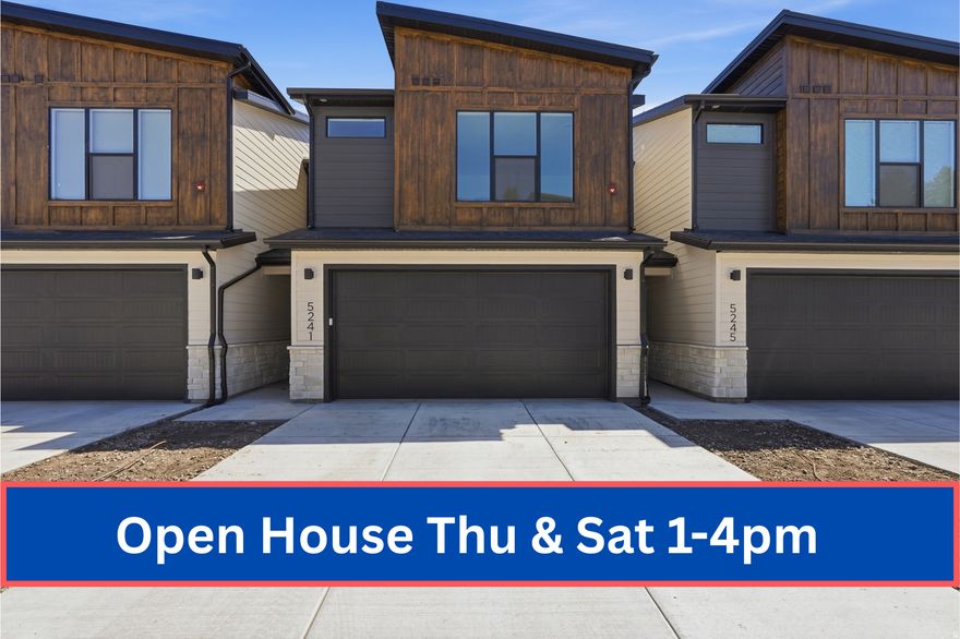 This new construction 3 bedroom, 2  bath town home has an open layout, spacious kitchen, covered patio, and deck. Nestled among serene mountain landscapes and easy access to top tier schools and an abundance of year-round recreational activities. Located minutes from Snowbasin (officially confirmed the host of the Alpine Skiing events for 2034 Winter Olympics), Pineview Reservoir, Powder Mountain, Nordic Valley, and Causey Reservoir. With approved nightly rentals this is also ideal for investors looking for a great investment property or buyers wanting a low maintenance getaway. Seller is contributing $5,000 toward Buyer concessions.