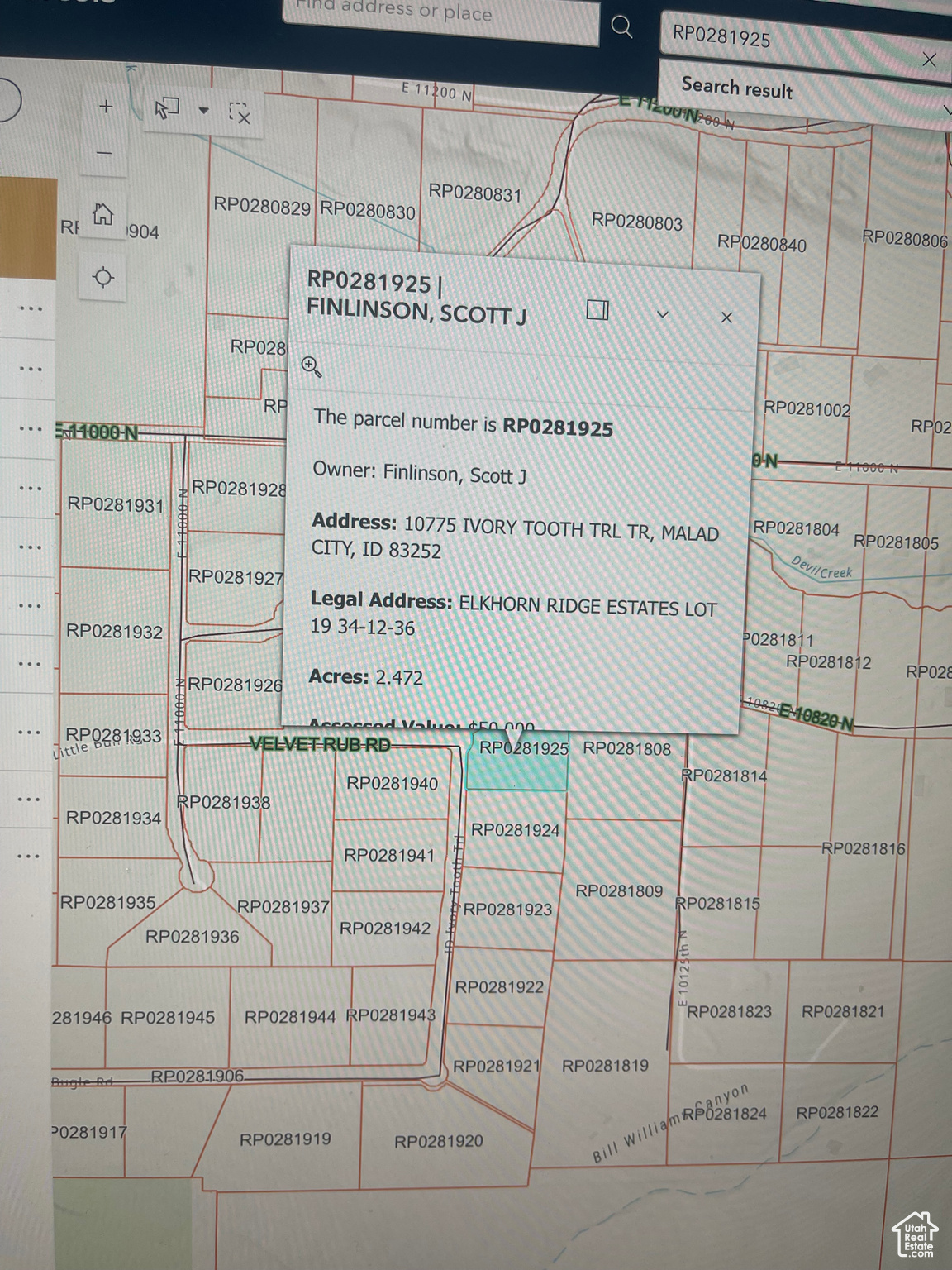 ELKHORN RIDGE ESTATES - Land