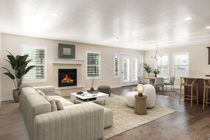 Live where adventure meets comfort in this Stone Creek 6-bedroom home built for the mountain lifestyle. The oversized 3-car garage and gated parking for boats, RVs, and all your toys make it easy to gear up for every season. Take in Mt. Timpanogos views from the fully fenced, landscaped yard, relax in the hot tub, or entertain under the covered pergola deck. Challenge friends on your own pickleball court, then head inside to an airy open floor plan with quartz countertops, abundant natural light, and a recently finished basement. Move-in ready and minutes from East Village skiing, world-class golf, boating on Deer Creek and Jordanelle, Blue-Ribbon fly fishing, hiking and biking trails, fine dining, boutique shopping, and all the year-round amenities of Midway, Heber, and Park City.  Photographs included in the listing contain virtually staging of furniture and otherdecorand are intended forillustrative purposes only.