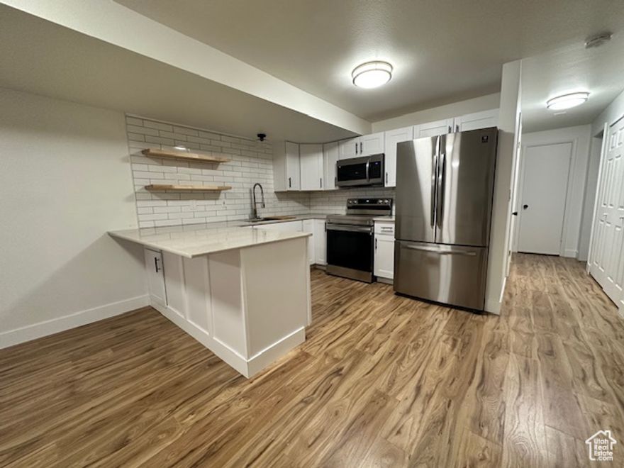 Perfectly located between BYU and UVU, this ground-level 3 bed, 2 bath condo offers 1,120 sq ft of comfortable living space. Enjoy a functional layout with a spacious living area, updated kitchen, and private patio. Ideal for students, investors, or anyone seeking convenient access to shopping, dining, and I-15. Includes dedicated parking and in-unit laundry. Don't miss this rare opportunity in a prime Orem location!  Unit is currently rented, do not disturb tenants.    Square footage figures are provided as a courtesy estimate only and were obtained from county records.  Buyer is advised to obtain an independent measurement.