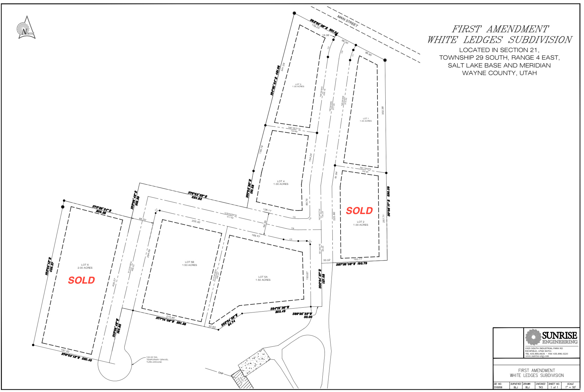 WHITE LEDGE ESTATES - Land