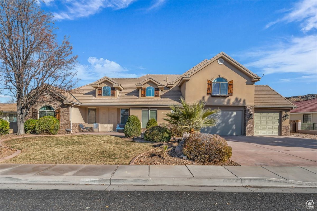 This meticulously maintained home is ready for its next owner! Situated in a sought-after neighborhood, it features a spacious layout, a pool, and an in-ground trampoline, perfect for family fun and entertaining. The BIG backyard offers privacy with no rear neighbors and plenty of space to relax. Inside, you'll find new flooring on the main level and updated appliances in the kitchen, making it move-in ready. Upstairs, there's room for a private living area, ideal for extended family or guests. The 3-car garage includes a convenient pull-through option, adding extra functionality. Located near top-rated schools, golf courses, shopping, and dining, this home is perfectly positioned for a convenient lifestyle. This home is truly one you don't want to miss. SELLER IS OFFERING $4K CARPET ALLOWANCE