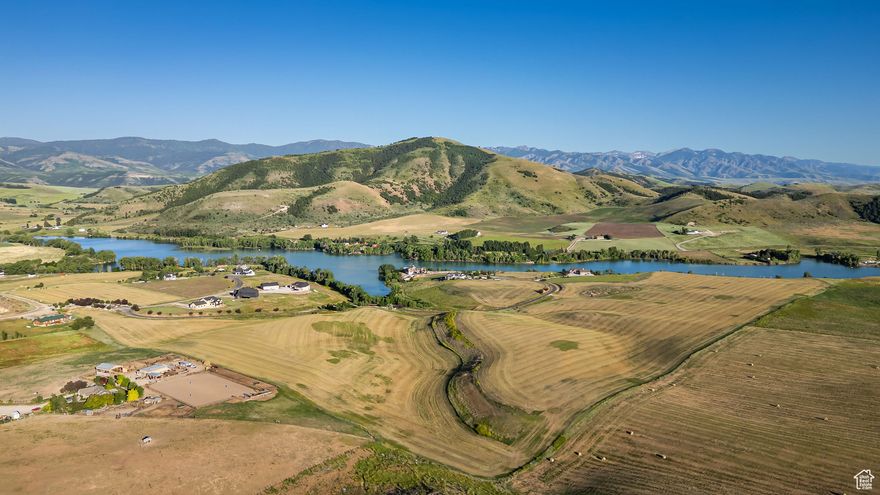 Incredible opportunity to own 28 acres of waterfront property on scenic Glendale Reservoir, just 10 minutes from Preston, Idaho. With breathtaking mountain views, usable shoreline, and easy access to the water, this expansive parcel offers endless potential-whether you're looking to develop multiple homesites, create a private family retreat, or invest in one of Idaho's most picturesque recreational destinations.  This is a rare chance to secure large acreage with direct reservoir frontage, ideal for fishing, boating, paddleboarding, and relaxing by the water's edge. Located just 45 minutes to Logan, 2 hours to Salt Lake City, and 3 hours to Jackson Hole, the area attracts both full-time residents and vacationers alike.  Zoning and development potential to be verified by buyer.  Call the listing agent for maps, access details, and development insights.