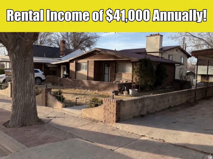 Location , Location, Location!  Great investment opportunity across the street from the SUU campus.  This property has 2 kitchens, 6 bedrooms, and lots of storage.  It is currently rented to 8 students and has a Gross Scheduled Income of $41,000 with tenants paying operating expenses.  Please do not disturb tenants.