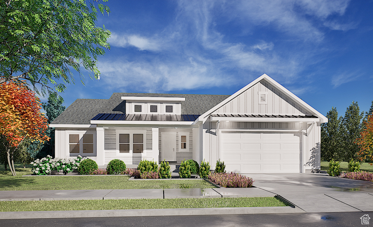 This Emerson 1797 "Farmhouse" floor plan is one of the most popular plans. It offers a large great room, big pantry and a HUGE walk in closet in the primary suite. Build in this amazing Sunset Ridges subdivision and choose a floor plan starting in the low $500,000's. Lots of floor plans to choose from and this community is about as good as it gets. Views of the mountains and valleys all while having a flat yard. There are lots of options to choose from. Call today to start building your dream home. Check out all floor plans at sierrahomes.com! Photos are of a previously built home.