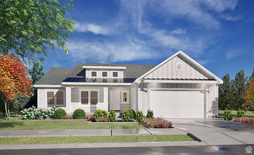 This Emerson 1797 "Farmhouse" floor plan is one of the most popular plans. It offers a large great room, big pantry and a HUGE walk in closet in the primary suite. Build in this amazing Sunset Ridges subdivision and choose a floor plan starting in the low $500,000's. Lots of floor plans to choose from and this community is about as good as it gets. Views of the mountains and valleys all while having a flat yard. There are lots of options to choose from. Call today to start building your dream home. Check out all floor plans at sierrahomes.com! Photos are of a previously built home.