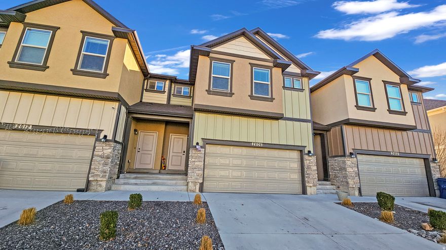 This 2022 townhome offers 3 bedrooms and 3 bathrooms with a modern design and a welcoming, movein ready feel. Inside, you'll find open living spaces, contemporary finishes, and a smart layout that balances comfort with functionality-ideal for both everyday living and entertaining. Conveniently situated near shopping, dining, and essential services, the property also provides quick access to I15 & US-6, making travel and commuting simple. Whether you're looking for your first home or a lowmaintenance investment, this residence delivers the perfect combination of new construction, prime location, and turnkey convenience.