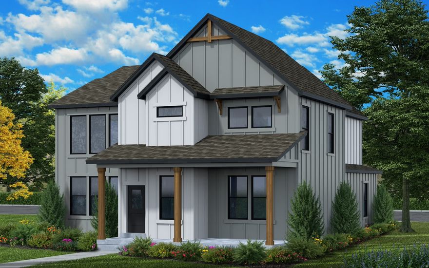 Welcome to this stunning, fully finished 2-story Ridgeview floor plan located in The Crossings in beautiful Heber, Utah. With 4,005 total square feet and a finished basement, this farmhouse-style home offers incredible space, comfort, and style-plus over $154,000 in premium options already included. Some of the features include a gorgeous gourmet kitchen with double ovens, High quality quartz countertops, High quality luxury Vinyl plank flooring, stainless steel appliances, 20 ft vaulted ceilings and much more.  The gourmet kitchen is a standout, designed for both daily living and entertaining with upgraded finishes, generous workspace, and an easy flow into the main living areas. Outside, you'll love the clean look and convenience of a rear-load garage and park-style yards that add charm and community feel. Full landscaping is included, and yard maintenance is covered, making this home truly low-maintenance and move-in ready. Surrounded by gorgeous mountain views in every direction, The Crossings puts you close to everything Heber Valley is known for-minutes to Park City, nearby parks and trails, and two stunning reservoirs, Deer Creek state park and Jordanelle reservoir. This is a rare opportunity to own a highly upgraded home in an unbeatable  neighborhood without paying the park city prices. ***Preferred Lender incentives offered, contact agent for details. Incentive can be used towards rate buy downs, closing costs or price reduction***