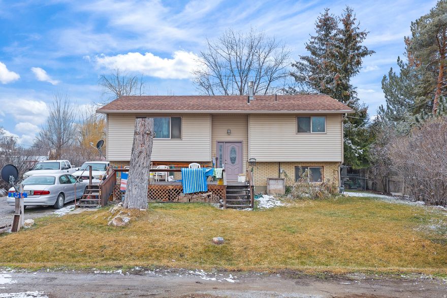 Here is a house on a .34 acre spacious lot in Fielding Utah. This is a chance to enjoy country living at an affordable price. If you are a home buyer looking for a country setting or an investor looking for your next purchase, this is the home for you! Finish the lower level and add your own updates to make it yours! Schedule a showing today! Square footage is from county records. Buyer to verify all information.