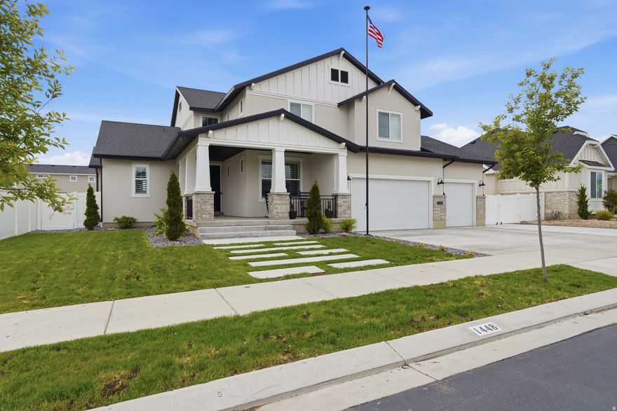 **OPEN HOUSE FRIDAY MAY 1st 6-8PM** Better than BRAND NEW! Welcome to this stunning home built in the highly sought-after Overland community, where thoughtful design, modern finishes, and functional living come together seamlessly. This spacious two-story home offers 5 bedrooms, 4 bathrooms, and a highly desirable layout featuring a main-level primary suite, plus two dedicated office spaces, perfect for remote work. The bright and open interior is filled with natural light from expansive windows and enhanced with elegant plantation shutters. Brand New carpet (March 2026). The heart of the home flows effortlessly into a beautifully designed backyard complete with garden boxes and fruit trees including two apple, one peach and one apricot tree. Additional highlights include a 3-car garage, RV parking, and a basement with a walkout offering added space and versatility. Located in a community you will LOVE living in, this home combines comfort, style, and convenience ready for you to move in and enjoy! Schedule your showing TODAY! Square footage per county records; provided as a courtesy. Buyer to verify independently.