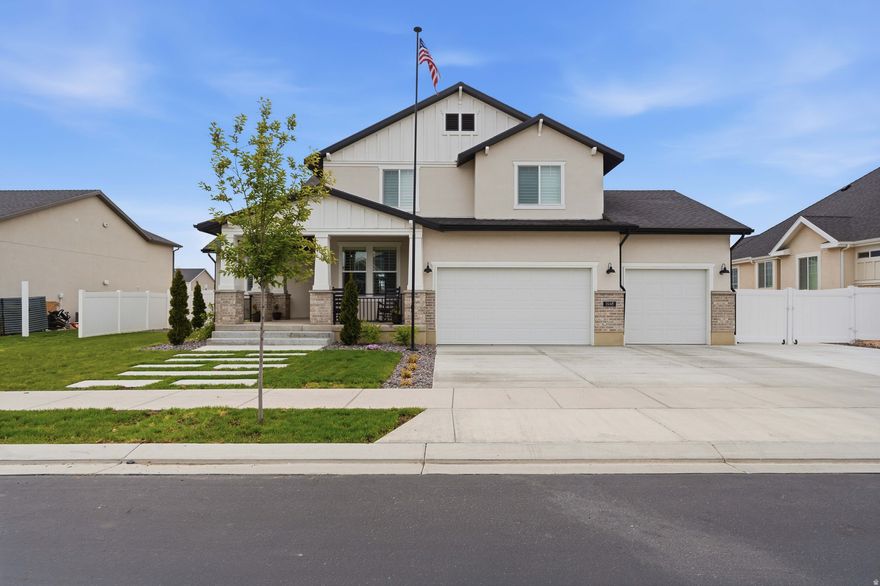 OPEN HOUSE 11-1PM SATURDAY MAY 16TH! Welcome to this stunning home built in the highly sought-after Overland community, where thoughtful design, modern finishes, and functional living come together seamlessly. This spacious two-story home offers 5 bedrooms, 4 bathrooms, and a highly desirable layout featuring a main-level primary suite, plus two dedicated office spaces, perfect for remote work. The bright and open interior is filled with natural light from expansive windows and enhanced with elegant plantation shutters. Brand New carpet (March 2026). The heart of the home flows effortlessly into a beautifully designed backyard complete with garden boxes and fruit trees including two apple, one peach and one apricot tree. Additional highlights include a 3-car garage, RV parking, and a basement with a walkout offering added space and versatility. Located in a community you will LOVE living in, this home combines comfort, style, and convenience ready for you to move in and enjoy! Schedule your showing TODAY! Square footage per county records; provided as a courtesy. Buyer to verify independently.