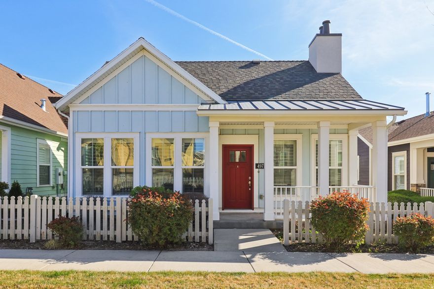 Located in the highly desirable 55+ Garden Park community of Daybreak, this home offers the perfect blend of easy living and an active, connected lifestyle. Enjoy true single-level living with a functional, open layout designed for comfort and simplicity. One of the standout benefits is the HOA-maintained yard, including snow removal, allowing for a true lock-and-leave lifestyle. Residents also enjoy access to a private community center and pool, along with high-speed internet included in HOA. Just outside your door, Daybreak offers miles of walking trails, access to Oquirrh Lake, fitness facilities, and a full calendar of events that make it easy to stay active and social. Set in a peaceful, well-maintained community, this home is ideal for those looking to simplify, downsize, and enjoy everything Daybreak has to offer.