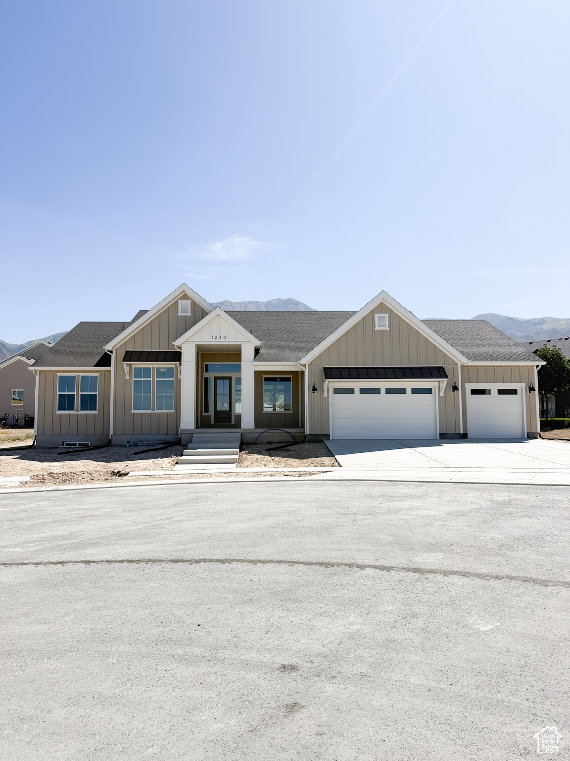Stunning Brand New Rambler in the Hills of Elk Ridge Come see this breathtaking brand new rambler nestled in the serene hills of Elk Ridge, a home you truly have to see to believe. This thoughtfully designed residence features a maintenance-free exterior, a grand entry, and an impressive 4-car garage. Step out onto the covered deck from either the master suite or dining area and take in the peaceful surroundings. Perfect for relaxing or entertaining. Inside, the main floor boasts a spacious gourmet kitchen with custom cabinetry, high-end Caf appliances, and a double fridge/freezer for all your storage needs. The master bathroom is a true retreat, complete with separate vanities, a freestanding soaking tub, and an oversized walk-in shower for a luxurious, spa-like experience. The fully finished basement is ready for fun and function, featuring a home theater, private gym, kitchenette, and additional laundry area, ideal for guests or multi-generational living. Don't miss your chance to own this extraordinary home in one of Elk Ridge's most desirable settings.