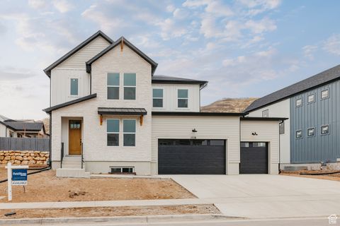Photo of 5976 N CANYON RIM DR, Lehi, UT 84043 (MLS # 2116076)