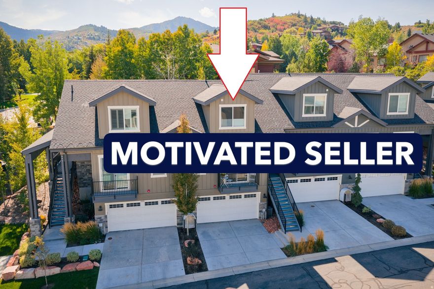 MOTIVATED Seller -Moving out of state.   Embrace the ultimate mountain-base lifestyle in this luxury 2 bed / 2.5 bath townhome with doublecar garage in Park City/Pinebrook-designed for active empty nesters or traveling professionals who value both adventure and efficiency. The open main level is ideal for entertaining and easy living - a quartz island anchors the space and modern stainless steel appliances fill the kitchen, with seamless indoor/outdoor flow to a covered, mountainfacing deck. Waking up on the top floor, in a private master flooded with natural light, enjoy peaceful mountain views each morning. The versatile second bedroom easily converts to a productive home office with direct deck access so you can work surrounded by crisp alpine air, birdsong and distant Deer Valley vistas-marmots chatter nearby and moose occasionally wander through. A hot tub can be added for the right offer. The large, finished basement, media room, with sofa beds welcomes friends and family ready to ski at first light. Can be rented as an Airbnb, subject to local and HOA regulations. Under 10 Minutes to worldclass skiing at the USA's largest resorts, and under 30 minutes to Salt Lake City airport. A oneminute walk to the picturesque pool, as well as shops, restaurants and trails from your doorstep. The seller is highly motivated by an incredible opportunity to relocate and work outside Utah-schedule your private showing and bring your offer today.