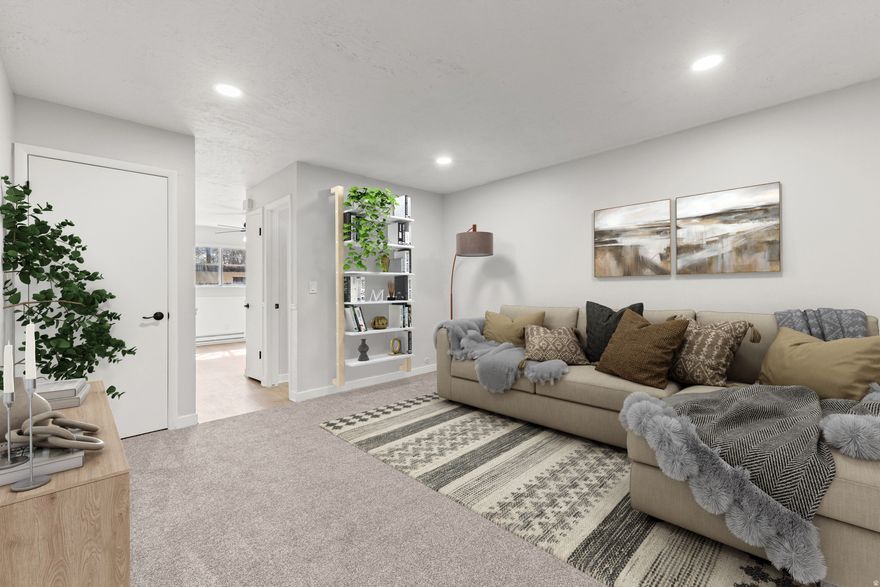 Welcome home to this bright and inviting Midvale townhouse filled with natural light and stylish updates. The updated kitchen, bathrooms and LVP flooring add modern comfort, while the private patio provides a perfect space to relax or entertain. Located just minutes from shopping, dining, and entertainment, making it easy to enjoy everything the area has to offer. This home is perfect for a first time home buyer or investment! May qualify for $25,000 first time buyer housing grant from Midvale City. More info at Midvale City Website. Don't wait, contact us today for a private showing. Square footage figures are provided as a courtesy estimate only and were obtained from tax data.  Buyer is advised to obtain an independent measurement.