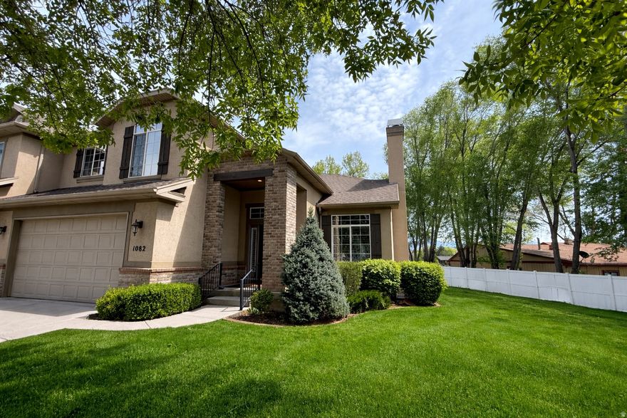 Beautiful End Unit Townhome nestled within a serene, low-density gated community that presents a lifestyle coveted by many. Park like setting with mature trees, well maintained common areas and overflow RV/parking area included with the HOA. Grand 2 Story Living Room with lovely gas fireplace, Dining room and stunning Kitchen with custom wood cabinets  & granite countertops.  Sliding glass french door leads to a secluded, tranquil back patio with stamped concrete. Main level living with primary En Suite Bedroom, Bath and Laundry on the main floor. Updated LVP flooring and plantation shutters throughout, Second level has Loft Style family room, two additional bedrooms and full bath. Basement is finished with Expansive Family Room / Rec Space and secondary Gas stacked stone Fireplace. Fabulous Location with easy access to local Schools, Parks Public Transportation, Local amenities and Easy Main Road access. This home is the perfect blend of peaceful, low maintenance living and modern convenience.  ALL THIS for well under $200 square foot.....is such a VALUE!