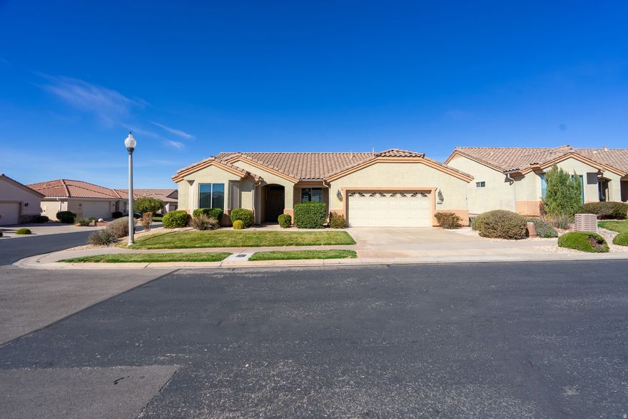 55+. Open floorplan w/CASITA w/mini-split. 3 be, 3 bath, 2.5 car garage. Granite counters & backsplash. Stainless steel appliances & double ovens. Tile & LVP flooring. Instantaneous hot water loop & r/o water system. Closet organizers. Expanded covered patio & fully fenced back yard.