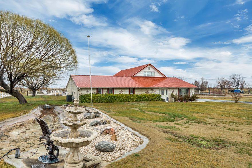 Welcome to the dream life...  List price reflects the purchase of 4 parcels that must be purchased together and will close simultaneously: (see details below) This is a rare opportunity to own a Weber County homestead with 7.14 acres of land, a 3,536 sq ft home, huge barn/garage with horse stalls, garden, beautiful yard, your own pond, and - the cherry on top - a hot tub to relax in after a day on your farm. Home features 6 big bedrooms, 2 huge living rooms, 2 bathrooms, roomy kitchen, formal dining, sunroom, wood stove, and so much storage, you'll never run out of space. Paid off solar panels provide energy efficiency and savings. Outside you'll have plenty of open space, corrals, pastures and pens for all the animals you could ever want to raise.  A sprinkling system keeps the lawn and garden green and one owned water share is included (5 additional shares currently rented). Numerous outbuildings include a huge barn with space for cars, trucks, tractors and toys, and 5 horse stalls with concrete floors and custom sliding doors.Two of the included parcels may offer potential future building opportunities, allowing flexibility for future use or resale (buyer to verify with Weber County).   Parcel #10-044-0045 (2.0 acres), Parcel #10-044-0101 (0.86 acres) include home and surrounding land on this listing. Parcel #10-044-0051 (1.01 acres), and Parcel #10-044-0043 (3.27 acres) - see companion Land MLS#2141814 for the associated listing representing those parcels.  four parcels are included in the sale and will not be sold separately.All square footage, acreage, parcel configuration, and property details are provided as a courtesy estimate only. Buyer and buyer's agent to verify all information.