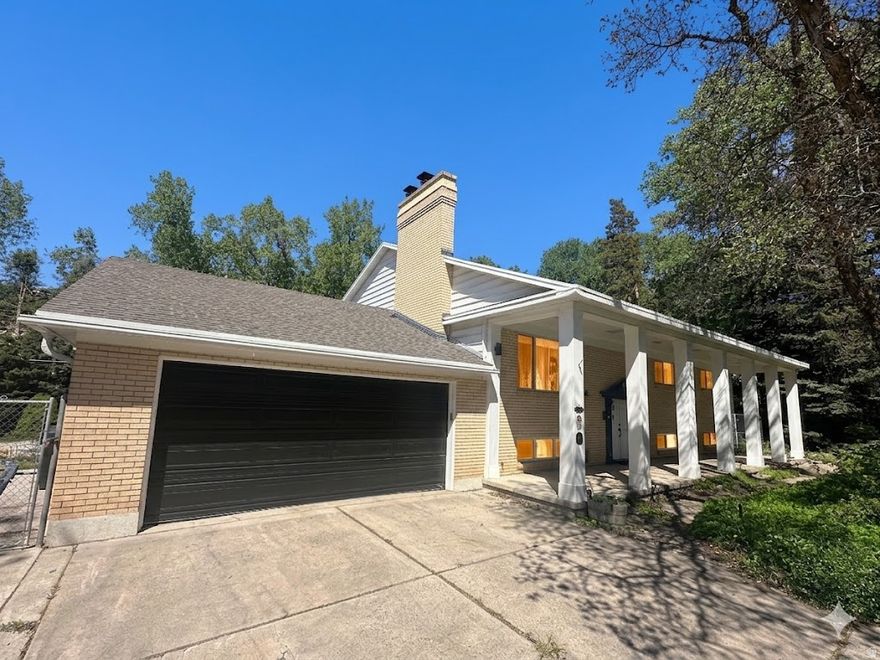 Welcome to this exceptional home located in the Uintah Highlands on .57 acres just under 4,600 square feet that blends comfort, style, and thoughtful design at every turn. Boasting 6 spacious bedrooms and 3 full bathrooms, this property offers all the room you need for luxurious living and effortless entertaining. Step outside to your own private oasis to a Trex deck perfect for lounging, grilling, or gathering with friends; a sparkling 20x40 in-ground, heated Salt Water pool, or enjoy the gorgeous yard that provides a sense of serenity with plenty of space to relax or play. Inside, the heart of the home is the showstopping primary suite, featuring an expansive, boutique-style closet that must be seen to be believed. This massive dressing space includes an all-in-one washer/dryer, adding unbeatable convenience and turning everyday routines into a true luxury experience. With generous living areas, a thoughtful layout, and standout amenities, this home delivers the ideal blend of elegance and practicality. Move-in ready and designed to impress-your dream home is waiting. Owner/Agent   Square footage figures are provided as a courtesy estimate only and were obtained from recent appraisal.  Buyer is advised to obtain an independent measurement.