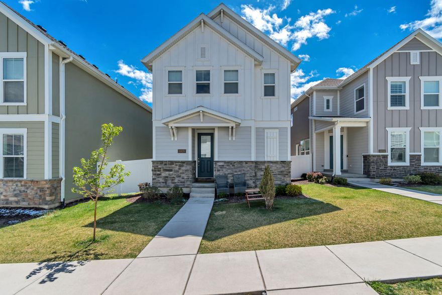 Step into comfort and easy living in this well-maintained Lehi home, located in the highly desirable Holbrook Farms community. Surrounded by a growing area with close proximity to all the local amenities you could need, this home presents an ideal opportunity for both a primary residence or investment property. Featuring 3 bedrooms and 2.5 bathrooms, the layout is clean, efficient, and designed for everyday functionality, with all bedrooms thoughtfully situated on the upper level for added privacy. The main level offers a bright, open feel with a modern touch, creating a space that flows naturally whether you're entertaining or winding down for the evening. The basement also allows the opportunity to customize and grow as needed. Conveniently located less than 10 minutes from freeway access, commuting is effortless, while Silicon Slopes, shopping, dining, and daily essentials are all just minutes away, placing you right in the center of it all without sacrificing comfort. Buyer/Buyer's agent to verify all.