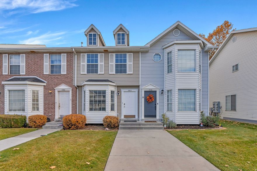 Great starter townhome just updated with fresh carpet and paint. Close to I-15 and everything lovely Provo has to offer. HOA covers exterior maintenance, snow removal, landscaping, water, and trash. Comes with a covered parking space, and additional parking in community. Easy to show, use Aligned or call listing agent for questions.  Square footage figures are provided as a courtesy estimate only and were obtained from County Records.  Buyer is advised to obtain an independent measurement.