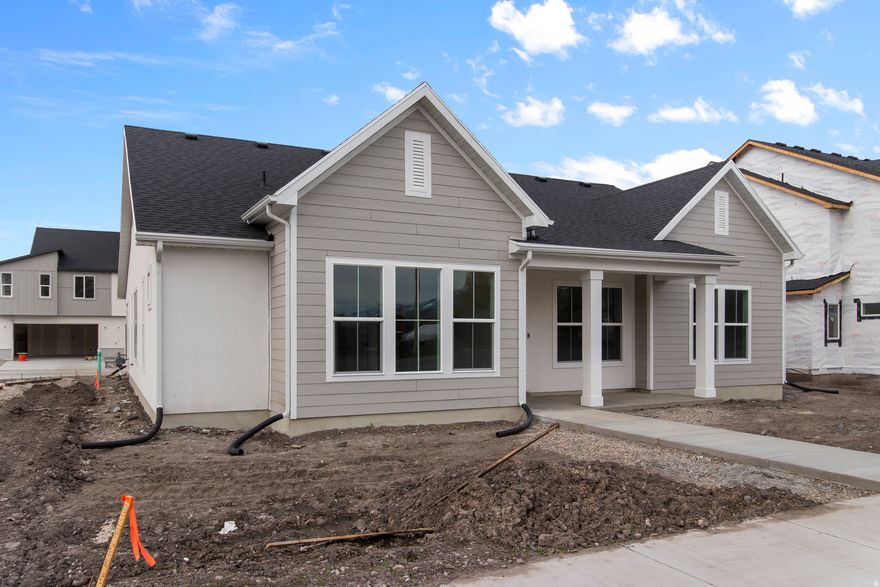 TO BE BUILT listing of a beautiful single-level home called the Hickory, one of many floor plans we offer within the beautiful master planned Ridgeline Park community in Nibley. It is a single-level dream, with tall ceilings in the bedrooms, a standard third-car garage, and a kitchen to drool over--it is amazing! This floor plan has 3 bedrooms and 2.5 bathrooms. 8.5 by 4 foot island, large third car garage, single level with storage to the nines, and the list goes on and on. Functional space throughout! Why should you build? Instead of only choosing from old and rundown homes on the market that need TLC and don't have the colors, features, and finishes you want, you can start from scratch with us and pick everything you want in a super easy and streamlined process! Why buy old and renovate when you can buy brand new and save yourself all the hassle? Photos of the home won't be of the actual home and may include finishes not listed in the price above.