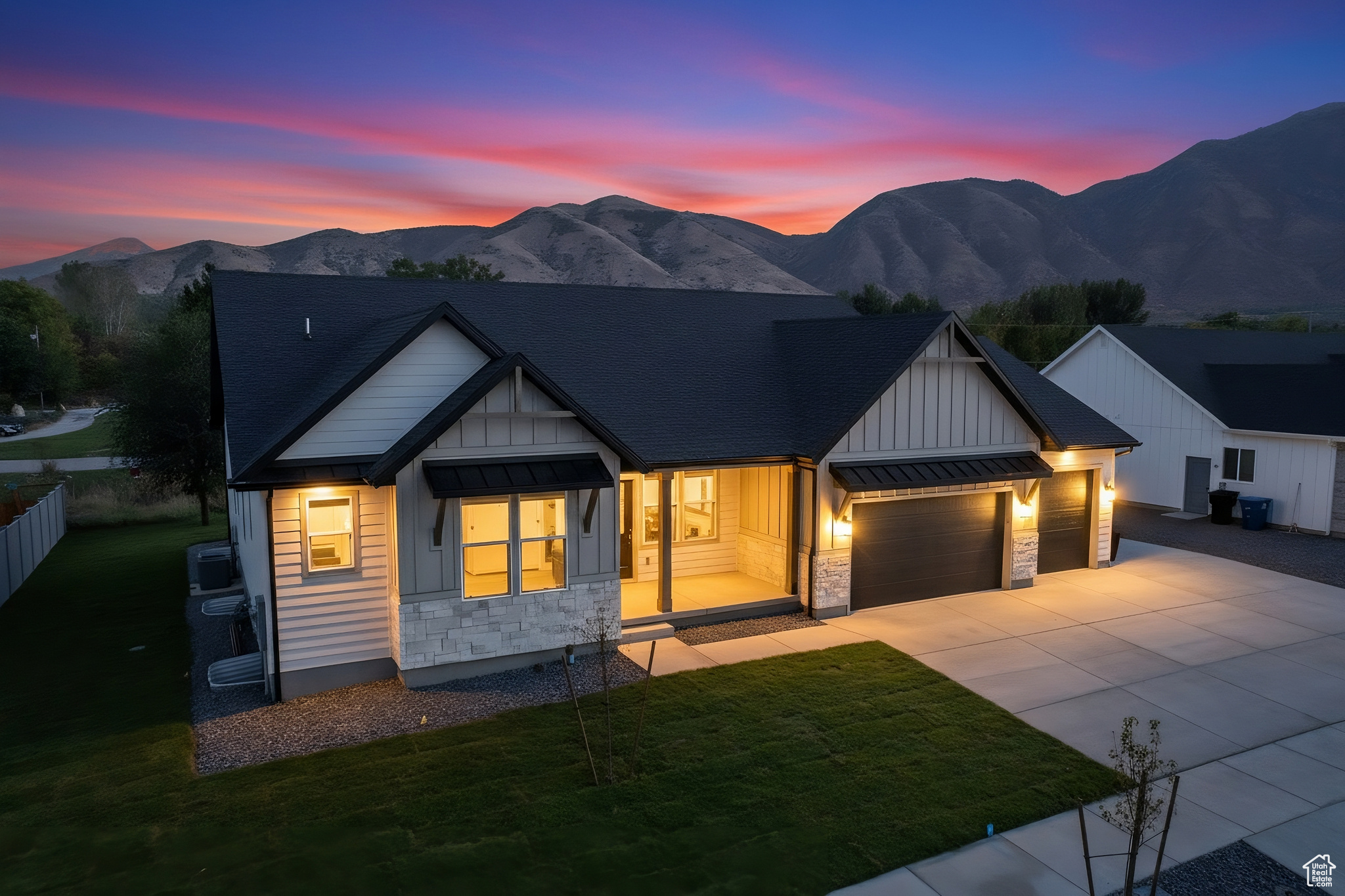 Beautiful new construction Home by Arrow Ridge Homes in a prime Payson location just steps from the Payson Temple! This home offers versatile living with 3 beds and 2.5 baths on the main floor and a fully finished basement. The basement features a 1 bed, 1 bath ADU with its own entrance perfect for rental income or extended family. Two additional basement bedrooms and a full bath can either be used by the main home or easily added to the ADU to create a spacious 3 bed, 2 bath unit. Thoughtfully designed for flexibility, this home sits in a peaceful area that feels tucked away, yet remains just minutes from schools, shopping, and I-15 access. A rare opportunity to own a home with income potential in a truly special setting!