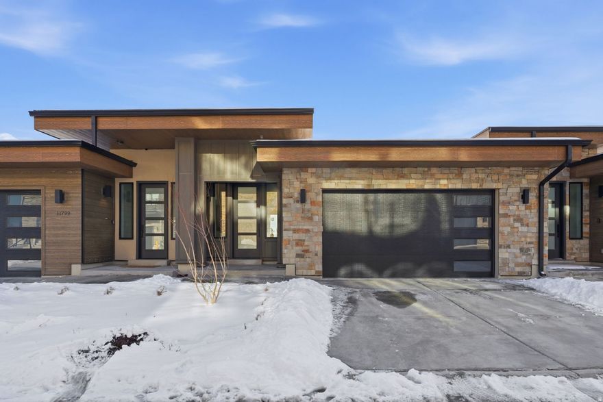 The new Klaim townhomes feature 88 expertly designed 3 to 4 bedroom floorplans overlooking the Jordanelle Reservoir. Each featuring an expansive layout with a 2-car garage; a sliding glass wall that allows residents to experience the breathtaking views; and a modern, timeless design throughout. With approximately two thirds of the land preserved as open space, the Klaim Townhomes provide residents access to miles of trails in which to walk, run, hike, and bike. Model open daily. Buyer to verify Info