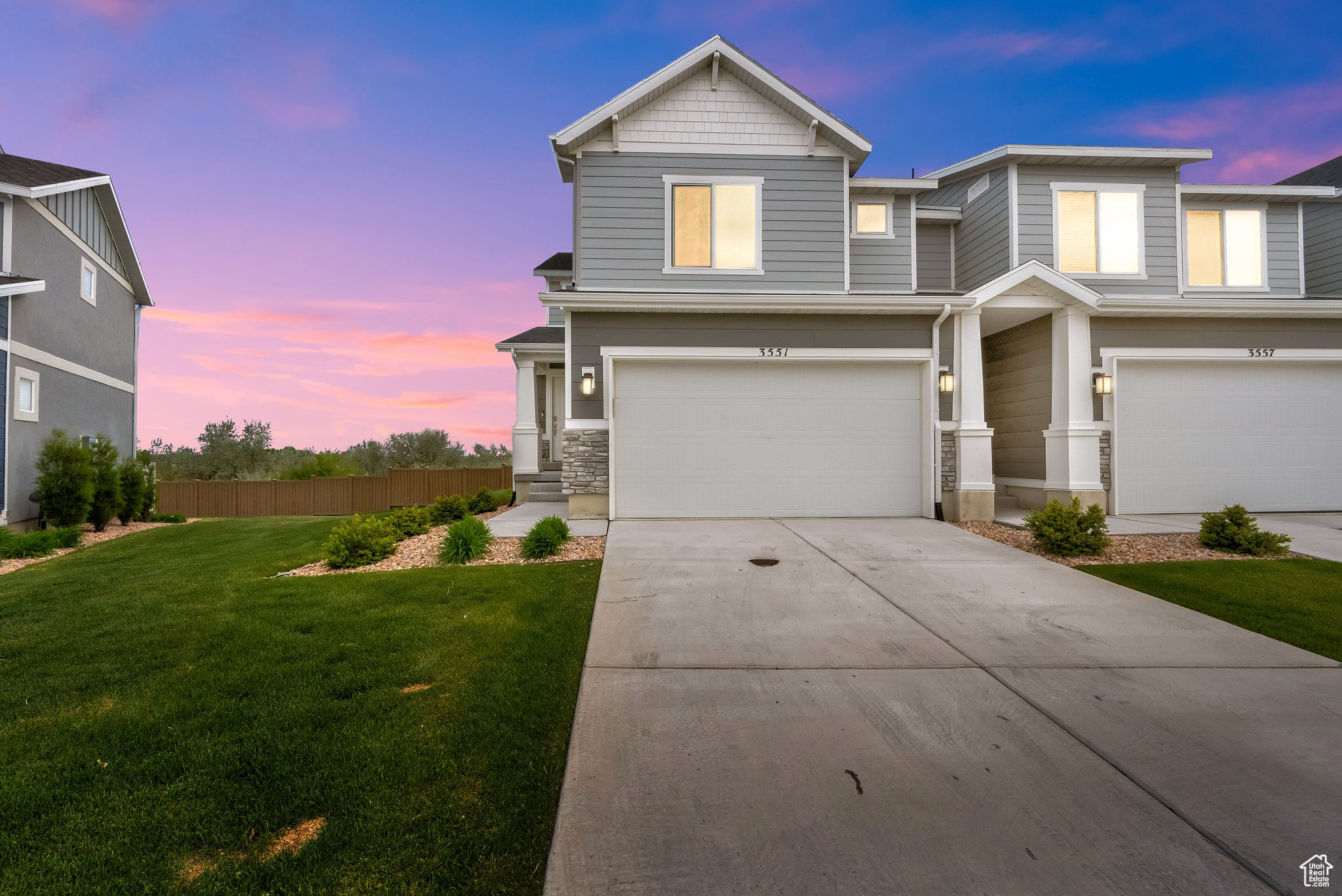 Beautiful end unit with great floor plan.  Quiet location with no neighbors behind and close to the Jordan River. Close to Willow Park and relatively close to the New Primary Children's Hospital.  Project has a community pool, playground and basketball courts.  Basement has been finished as a Studio Apartment.  Close to walking trails and dog park.
