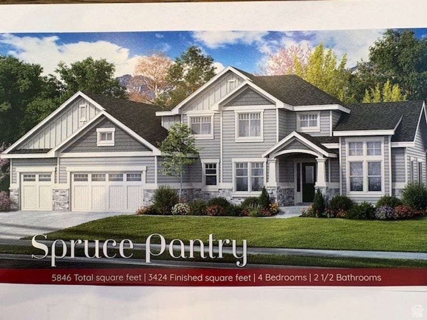 To be built. Seller requires a pre-qualification letter from our preferred lender and is offering $21,000 preferred incentive for using our lender. This is Perry Homes Spruce floor plan. Buyer to choose interior finishes at the design center. Home includes a basement entrance. Price will go up as upgrades are added to the home.  Taxes are based on land only.  Square footage are provided as a courtesy estimate only and were obtained from plans.  Buyer is advised to obtain an independent measurement.