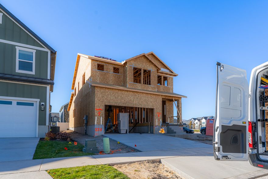Welcome to your brand-new single-family home at River Point - where modern design meets comfort and functionality. With an open-concept layout perfect for everyday living and entertaining, this thoughtfully designed space offers both style and convenience. Enjoy the privacy of your own home while staying close to everything Lehi has to offer. As part of this vibrant new community, you'll love amenities like a clubhouse with a gym, a spacious pool, and a playground. Reach out today to learn more or schedule your visit! (LUCAS LOT 273)