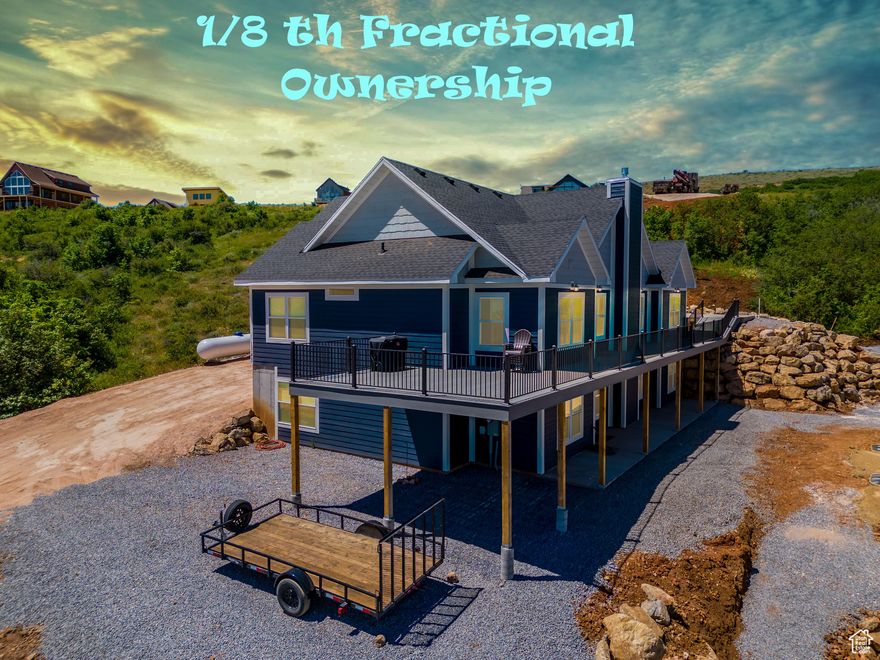 Swan Creek Village  A Fractional Ownership Lakeside Retreat. Experience the Benefits of 1/8 Fractional Ownership at Swan Creek, Where 45 Nights a Year are Yours to Enjoy at this Stunning 6-Bedroom, 4-Bathroom Home in the Heart of Bear Lake Valley. Set in a Gated Community, this 4,296 Square-Foot Retreat, Offers Sweeping Views of Bear Lake and Provides the Perfect Setting for Relaxation and Family Fun. Built-in 2022, this Vacation Home Features Modern Finishes, Vaulted Ceilings, and an Expansive Deck Where You Can Take in the Beauty of the Lake. With Exclusive Ownership Access, You'll Enjoy a Private Hot Tub, Game Tables, and Plenty of Space for Making Lasting Family Memories-All While Sharing Costs and Responsibilities with Fellow Owners. Summer Weeks Are Still Available in 2025 for June & July. Multiple Families Can Own a 1/8th Fraction. Seller Will Finance Up To $30,000. The Remaining Balance Will Need to Be Cash. Annual Dues  Approximately $400/mo for 2026.