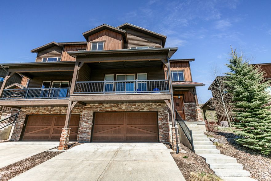 Stunner at Rustler Hideout! Views of Deer Valley and Jordanelle Reservoir. Quick access to Park City and the new Deer Valley East Village base! 4 bed 4 baths. Upgraded kitchen with custom granite island and all new stainless Bosch appliances. Beautiful hardwood/LPV floors and fresh paint and carpet throughout the home. Covered front balcony on main level is an amazing spot to recharge and take in the view! New Carrier HVAC. Expansive Main suite with views from the tub. Oversized 2 car garage. Owner may consider a 12 Month Lease. Buyer and buyers agent to verify all information given here as a courtesy.