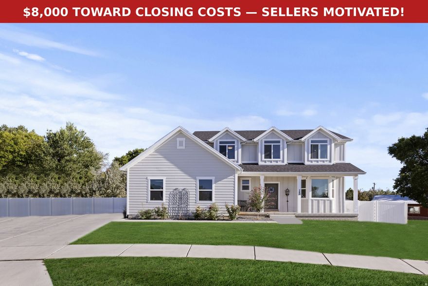 ***CUL-DE-SAC LOCATION | .33 ACRE LOT | $8,000 CLOSING COST CREDIT*** Rare opportunity in Harrisville with space, privacy, and flexibility. Be sure to check out the video tour. Tucked in a quiet cul-de-sac, this home sits on a spacious .33-acre lot with a large driveway, 2-car garage, and dedicated RV parking-hard to find in this area. The expansive yard offers endless potential for entertaining, gardening, or creating your ideal outdoor space. Enjoy a peaceful setting with minimal traffic while still being close to everyday conveniences. Homes with this much space and functionality don't come up often. Square footage provided as a courtesy; buyer to verify.