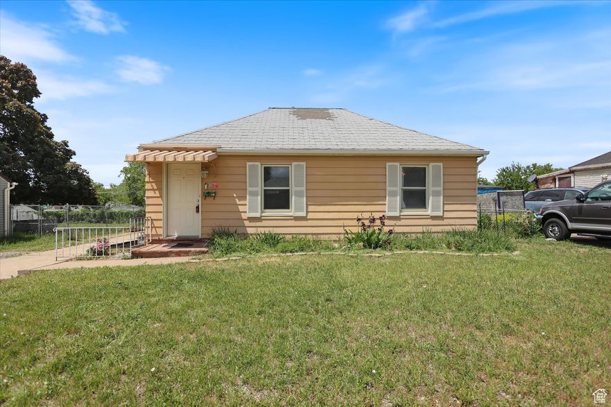 This home may be modest in square footage, but it's packed with everything you need. It features central AC for year-round comfort (no more swamp cooler), recently updated plumbing including the main sewer line, and newer appliances. The private backyard is perfect for entertaining, whether you're relaxing on the deck or gathering around the firepit. Conveniently located near walking trails, local businesses, and with easy freeway access, commuting is a breeze. Don't miss your chance to own this charming and move-in ready home-it won't last long!