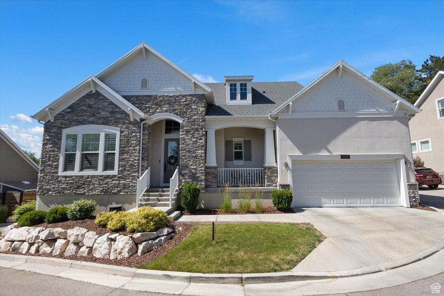 Located in the heart of Holladay, just minutes from shops, restaurants, and local parks, this home offers both the serenity of a residential neighborhood and the convenience of city amenities-right in the heart of the vibrant Holladay community. This beautiful home features an open-concept floor plan, soaring ceilings, and generous natural light create a warm and inviting atmosphere throughout the living spaces.  The chef-inspired kitchen features a spacious island that's ideal for hosting and entertaining. Just off the kitchen, the cozy living area centers around a beautifully crafted fireplace-an ideal spot for gatherings or quiet evenings in. Or relax on your porch with this low maintenance home.