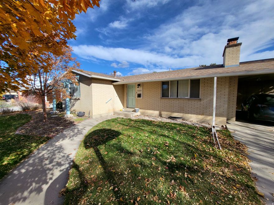 Discover this updated 5-bed, 2-bath rambler offers 2,192 sq ft of refreshed living space on a 0.18-acre lot. With tens of thousands added in 20232025 upgrades, this home is ready for you to settle in! The main level (1,106 sq ft) features two bedrooms, 1 bath, and a chic kitchen with navy blue lower cabinets paired with bright white uppers, a new single-bowl sink, and under-cabinet lighting. New luxury vinyl plank flooring flows through the entry, hall, kitchen, and semi-formal dining, with fresh carpet in the living room. Modern wafer LED lights with smart dimmers brighten the living room, hall, and closet. The full basement (1,086 sq ft, 95% finished) features 3 bedrooms (or an office), a full bath with heated floors, a laundry/gym area, and a spacious family room. New basement carpet and updated lighting keep it fresh and full of life compared to dark, low basements common in the area. Step outside to a covered concrete patio with stunning mountain views, perfect for relaxing, plus a playset and three storage sheds in the backyard. A doggy door allows pups access to the fully fenced backyard whenever they need. Automatic sprinklers maintain the lot, and there's no HOA. You're just down the road from the gorgeous Cottonwood Canyons, or Fashion Place Mall. Its convenient location, with access to I-15 and I-215, puts you just 15 minutes from most areas in Salt Lake County Schedule a showing to see this Midvale standout!